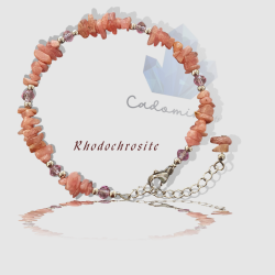 Bracelet en Rhodochrosite